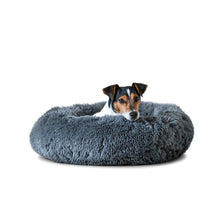 Load image into Gallery viewer, Dark Grey Calming Dog Bed
